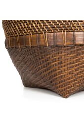 Kosz na pranie Colonial - Naturalny Brąz - XL