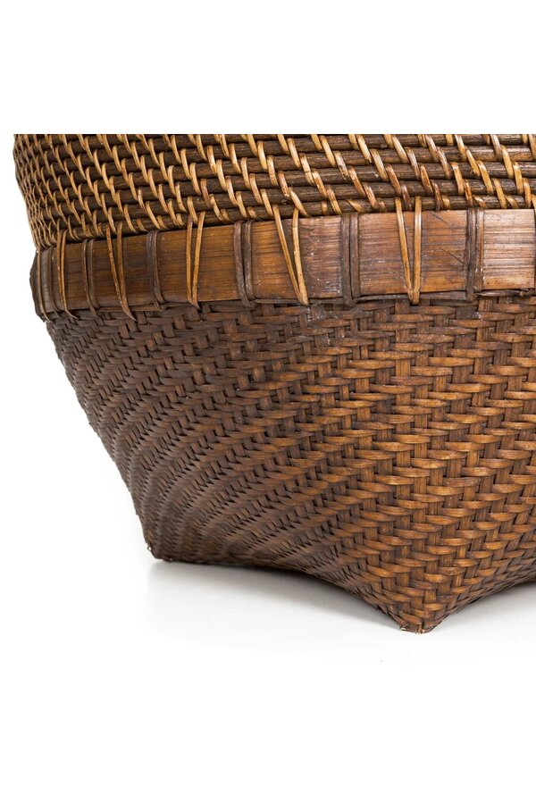 Kosz na pranie Colonial - Naturalny Brąz - XL