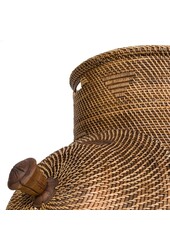 Kosz na pranie Colonial - Naturalny Brąz - XL