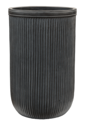 Baq Vertical Rib Cylinder Green - wyprzedaż