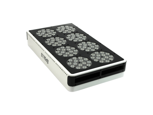 ronde Apollo 8 LED kweeklamp met 265 watt full-spectrum vermogen voor 100x100 cm groei en bloei ronde Apollo 8 LED kweeklamp met 265 watt full-spectrum vermogen voor 100x100 cm groei en bloei