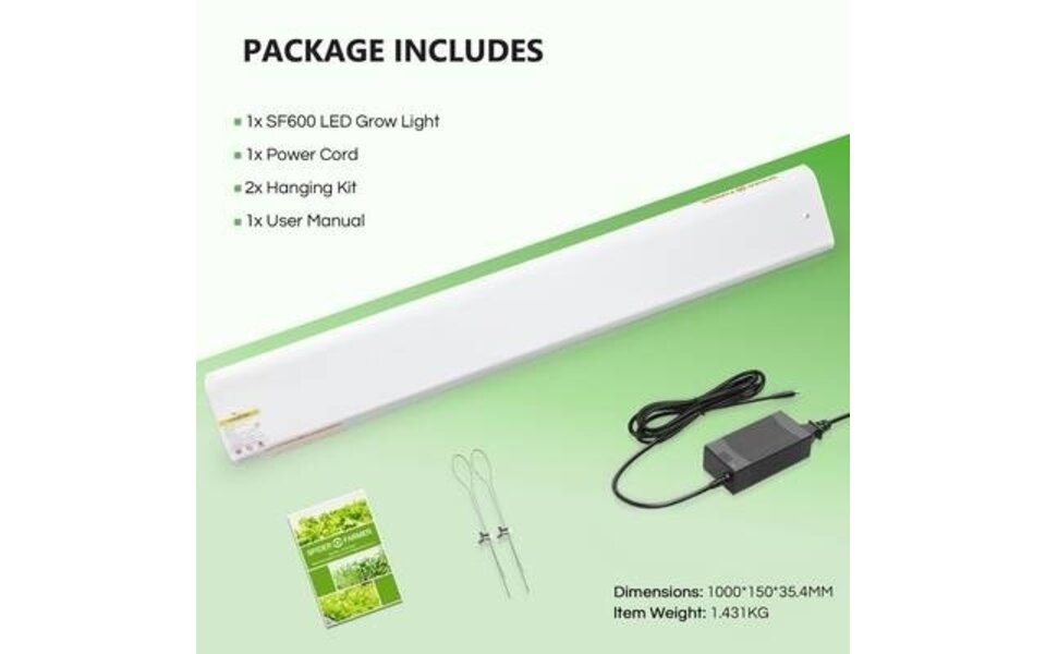 Spider Farmer Spider Farmer SF600 LED Grow Light Spider Farmer Spider Farmer SF600 LED Grow Light