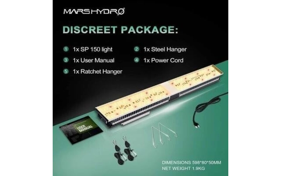 Mars Hydro Mars Hydro SP 150 LED Kweeklamp Mars Hydro Mars Hydro SP 150 LED Kweeklamp