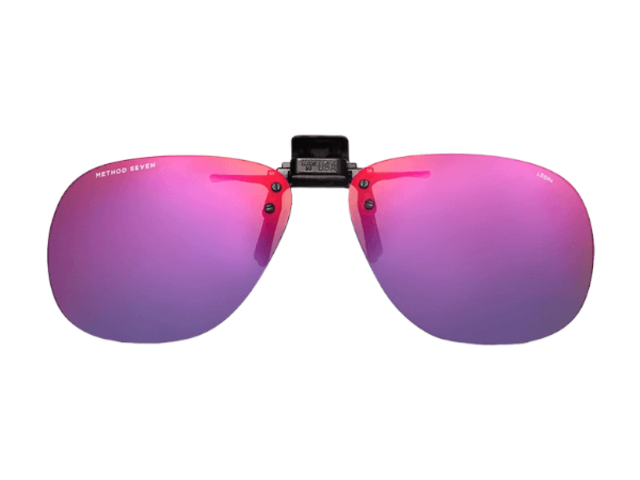 Zwarte aviator clip-on bril met full-spectrum LED filter en 100% UV-bescherming Zwarte aviator clip-on bril met full-spectrum LED filter en 100% UV-bescherming