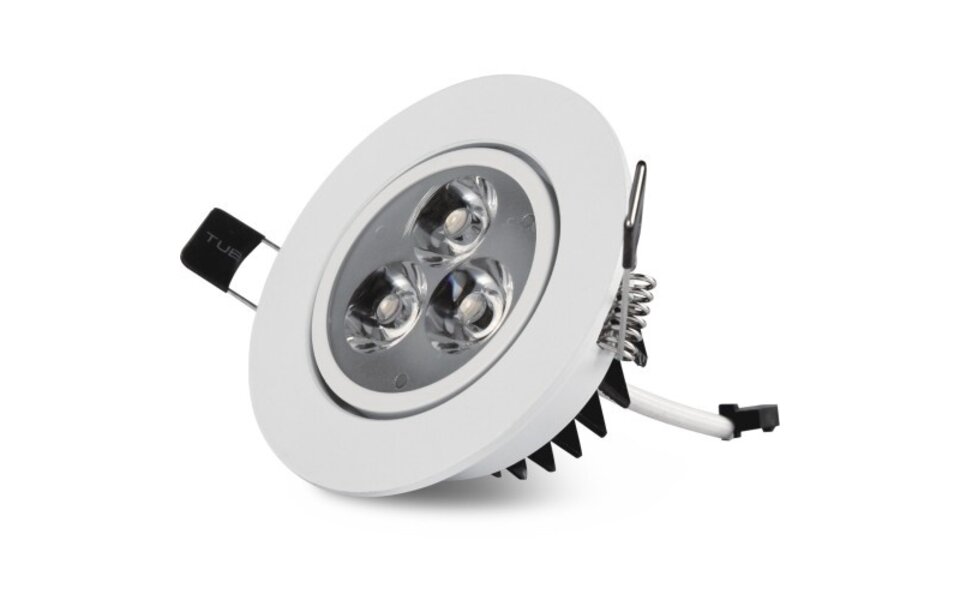 Aigostar Aigostar LED Inbouwspot 3W | 2700K (827) | Extra warm white | Ø85mm | Kantelbaar Aigostar Aigostar LED Inbouwspot 3W | 2700K (827) | Extra warm white | Ø85mm | Kantelbaar