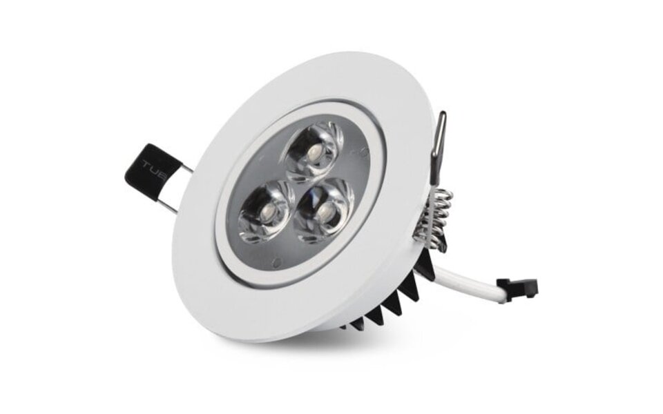 Aigostar Aigostar LED Inbouwspot 3W | 4000K (840) | Helder Wit | Ø85mm | Kantelbaar