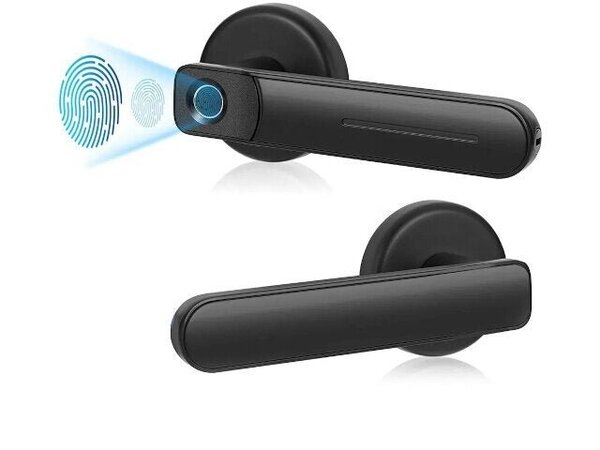 Smartlife Domotica Deurslot met vingerafdruk ontgrendeling (zwart) Smartlife Domotica Deurslot met vingerafdruk ontgrendeling (zwart)