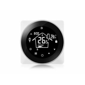 Thermostaat rond (zwart) | Vloerverwarming Thermostaat rond (zwart) | Vloerverwarming