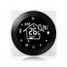 Smartlife Domotica Thermostaat rond (zwart) | Vloerverwarming Smartlife Domotica Thermostaat rond (zwart) | Vloerverwarming