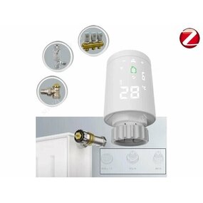 Programmeerbare radiatorknop Verticaal Programmeerbare radiatorknop Verticaal