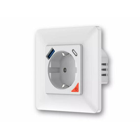 Inbouw stopcontact met USB & USB-C PD Inbouw stopcontact met USB & USB-C PD