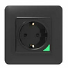 Smartlife Domotica Inbouw stopcontact zwart Smartlife Domotica Inbouw stopcontact zwart