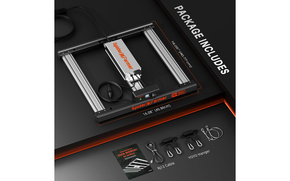 Spider Farmer Spider Farmer SE1500 Bluetooth & WiFi Smart APP Control