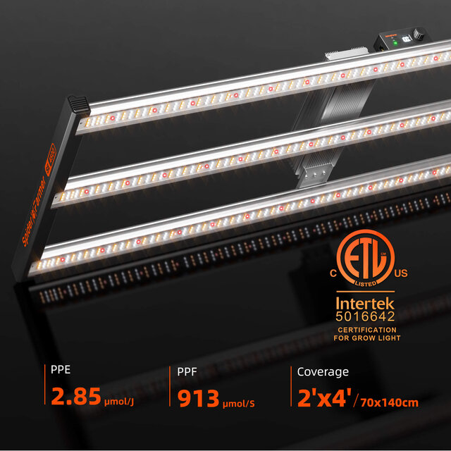 LED kweeklamp met 320W vermogen en full-spectrum verlichting voor 120x60 cm kweekoppervlak LED kweeklamp met 320W vermogen en full-spectrum verlichting voor 120x60 cm kweekoppervlak