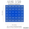 Migro MIGRO ARAY 150 LED Grow Light