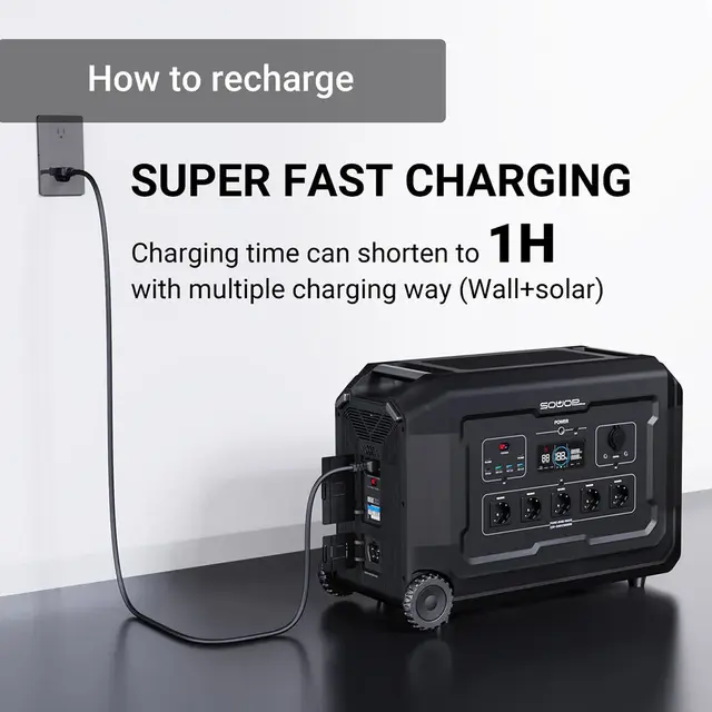 Souop Mobile Power Station S3 3600W/3072Wh