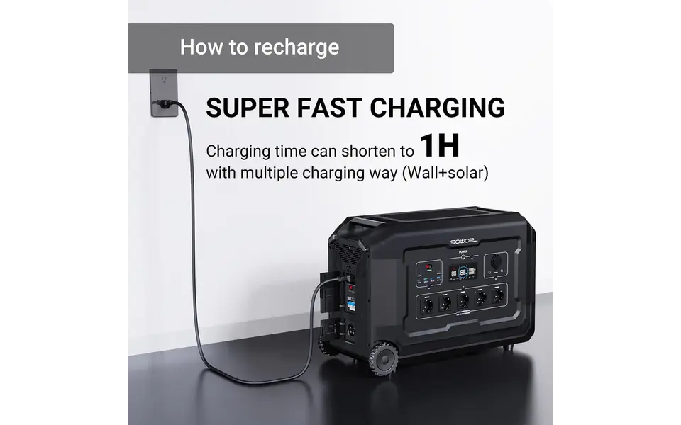 Souop Mobile Power Station S3 3600W/3072Wh