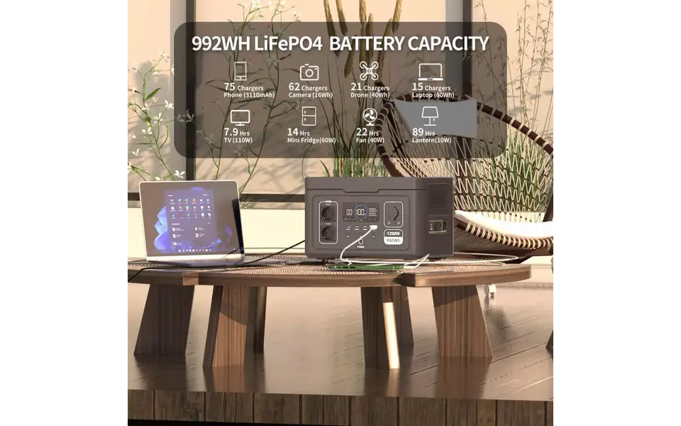 Souop Mobile Power Station S012 1200W/992Wh Souop Mobile Power Station S012 1200W/992Wh