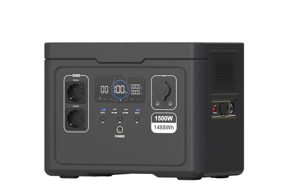 Souop Mobiele Stroomcentrale S015 1500W/1488Wh Souop Mobiele Stroomcentrale S015 1500W/1488Wh