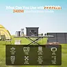 Robuuste mobiele stroomcentrale S024 met 2400W continue AC-omvormer en 2232Wh accu in compacte behuizing