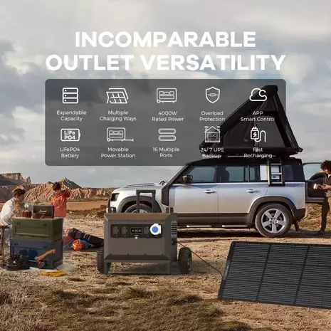 Souop Mobiele Stroomcentrale L5 5000W/5040Wh Souop Mobiele Stroomcentrale L5 5000W/5040Wh