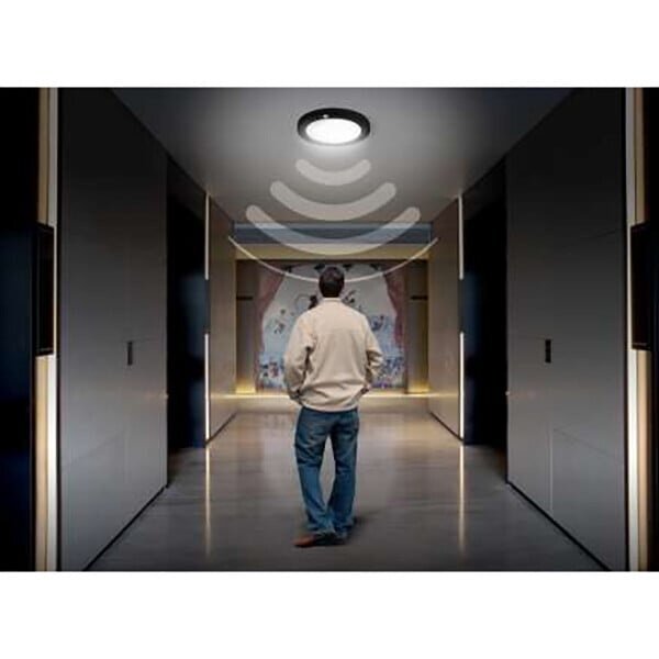 HLW LED Plafondlamp 18W | Bewegingssensor | CCT Instelbaar | Opbouw/Inbouw | Rond | Mat Zwart HLW LED Plafondlamp 18W | Bewegingssensor | CCT Instelbaar | Opbouw/Inbouw | Rond | Mat Zwart