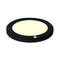 LED Ceiling Light Sensor Day/Night – 18W – 3000K – 360° – Round – Matte Black