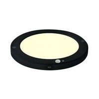 LED Plafondlamp Sensor Dag/Nacht – 18W – 3000K – 360° – Rond – Mat Zwart LED Plafondlamp Sensor Dag/Nacht – 18W – 3000K – 360° – Rond – Mat Zwart