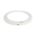 LED Ceiling Light Sensor Day/Night – 18W – 6500K – 360° – Round – Matte White