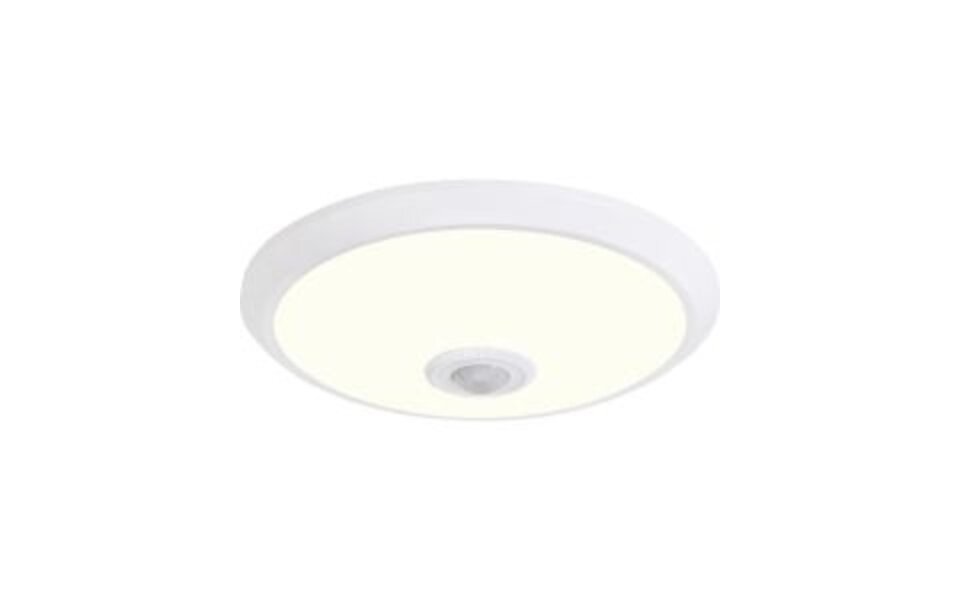 HLW LED Ceiling Light Sensor Day/Night – Kozolux Crimpy – 20W 1500lm – 4200K – Round – White