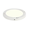 LED Ceiling Light Sensor Day/Night – 18W – 4000K – 360° – Round – Matte White