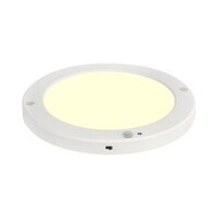 LED Ceiling Light Sensor Day/Night – 18W – 3000K – 360° – Round – Matt White