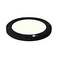 LED Plafondlamp Sensor Dag/Nacht – 18W – 4000K – 360° – Rond – Mat Zwart