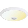 HLW LED Plafondlamp Sensor Dag/Nacht – Kozolux Crimpy – 20W 1500lm – CCT – Rond – Wit HLW LED Plafondlamp Sensor Dag/Nacht – Kozolux Crimpy – 20W 1500lm – CCT – Rond – Wit