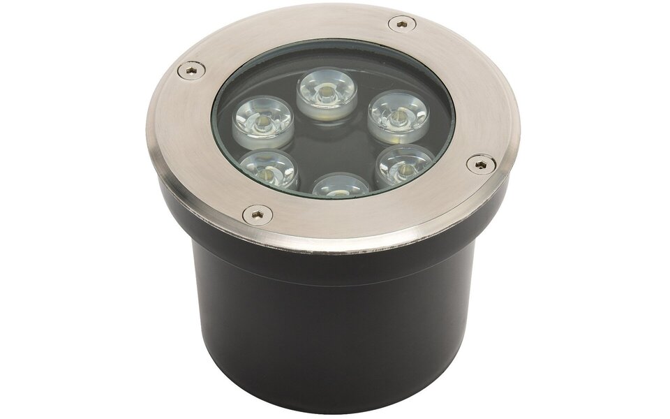 HLW LED LED Grondspot - Inbouw Rond - 6W - IP67 - 4000K Natuurlijk Wit - Mat Chroom - RVS HLW LED LED Grondspot - Inbouw Rond - 6W - IP67 - 4000K Natuurlijk Wit - Mat Chroom - RVS