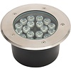 LED Grondspot - Inbouw Rond - 18W - IP67 - 4000K - Mat Chroom - RVS LED Grondspot - Inbouw Rond - 18W - IP67 - 4000K - Mat Chroom - RVS