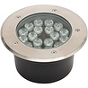 LED Grondspot - Inbouw Rond - 18W - IP67 - 4000K - Mat Chroom - RVS Buitenverlichting LED Grondspot - Inbouw Rond - 18W - IP67 - 4000K - Mat Chroom - RVS Buitenverlichting