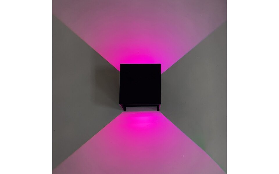 HLW LED LED Wandlamp - Velvalux - Up & Down - 9W - Smart WiFi + Bluetooth - RGBW - Dimbaar