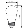 HLW LED Philips CorePro Lustre P45 LED E27 4W 2700K | 25W vervanger
