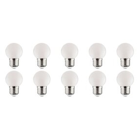 10x LED Lamp E27 Kozolux Romba Wit 1W 10x LED Lamp E27 Kozolux Romba Wit 1W