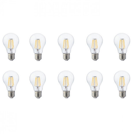 LED Lamp 10 Pack Filament E27 4W 2700K LED Lamp 10 Pack Filament E27 4W 2700K