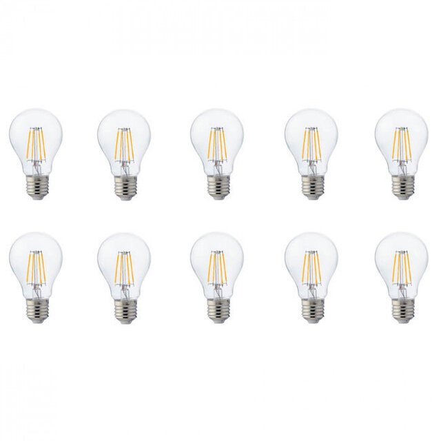 LED Lamp 10 Pack Filament E27 4W 2700K Lichtbronnen LED Lamp 10 Pack Filament E27 4W 2700K Lichtbronnen