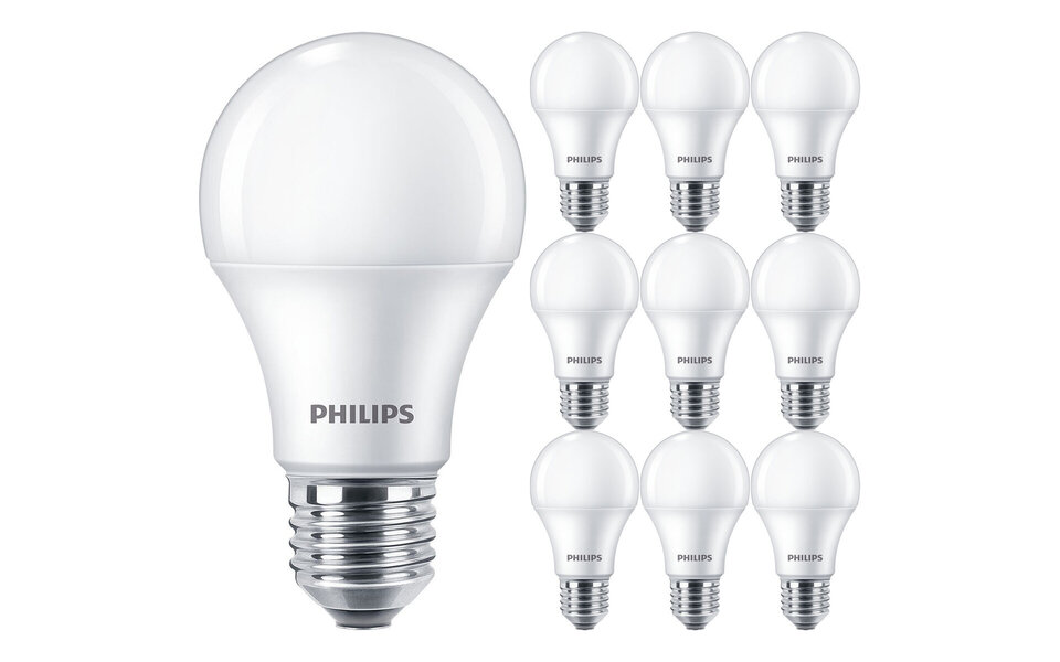 Philips PHILIPS CorePro LEDbulb E27 Peer Mat 10 Pack 10W 6500K