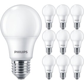 PHILIPS CorePro LEDbulb E27 Peer Mat 10 Pack 4.9W 3000K PHILIPS CorePro LEDbulb E27 Peer Mat 10 Pack 4.9W 3000K