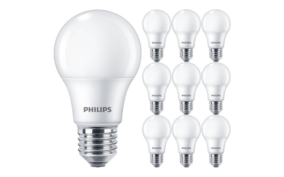 Philips PHILIPS CorePro LED bulb E27 Pear Matt 10 Pack 4.9W 3000K Philips PHILIPS CorePro LED bulb E27 Pear Matt 10 Pack 4.9W 3000K