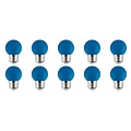 10x LED Lamp E27 Kozolux Romba Blue 1W 10x LED Lamp E27 Kozolux Romba Blue 1W