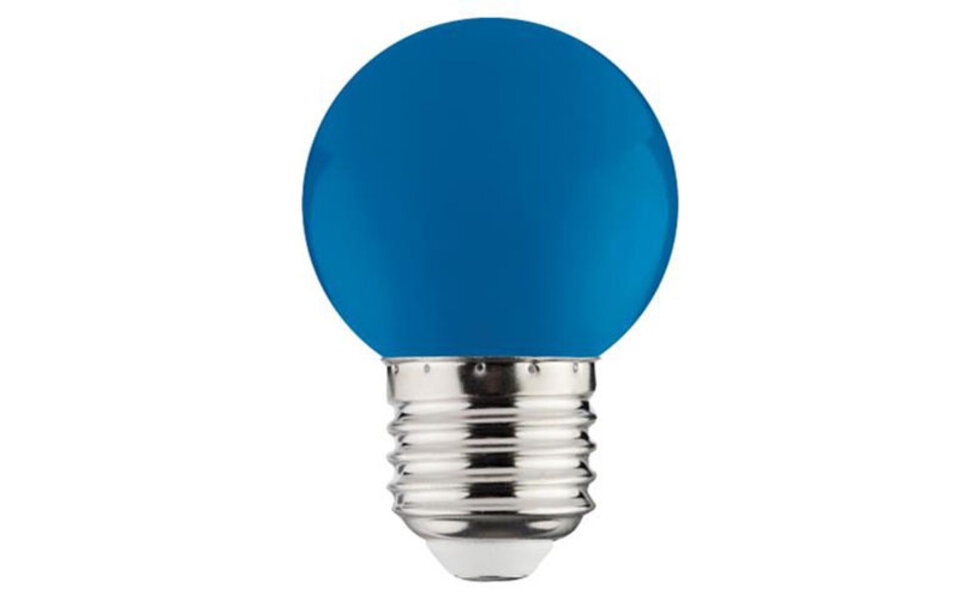 HLW LED LED Lamp E27 Kozolux Romba Blauw 1W