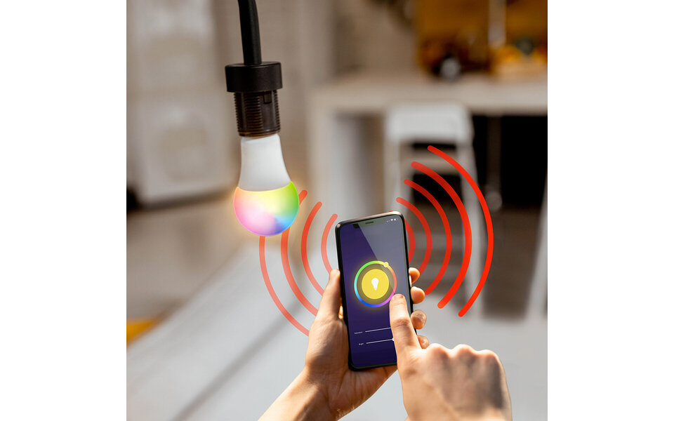 HLW LED LED Lamp E27 Kozolux Smart LED Wifi 9W RGB+CCT