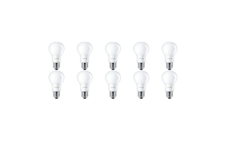 Philips PHILIPS LEDbulb A60 E27 10 Pack 8W 2700K