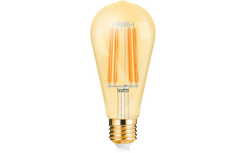 HLW LED 10x LED Lamp E27 Edison Filament Brinton 6W ST64 Dimbaar